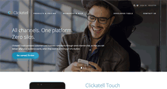 Desktop Screenshot of clickatell.com